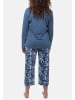 Ammann Schlafanzug Night & Home in Blau