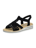 rieker Sandalen in Schwarz