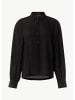 comma Bluse langarm in Schwarz