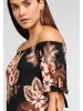 Beach Time Jerseykleid in schwarz-bedruckt