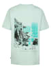 Petrol Industries T-Shirt mit Rückenprint Desierto in Grün