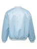 FUBU College Jacket in lightblue/creme/sand