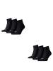 Puma Socken PUMA UNISEX QUARTER PLAIN 3P in schwarz