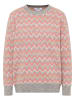 usha FESTIVAL Damen Strick Pullover in Rosa Mehrfarbig