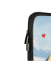 Mr. & Mrs. Panda Laptop Sleeve Pinguin Diät Design mit Spruch in Weiß