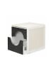 relaxdays Katzenschrank in Weiß/ Grau - (B)50 x (H)57 x (T)60 cm