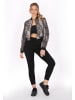 faina Women Jacket in beige snake