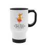Mr. & Mrs. Panda thermosbecher Fuchs Ballerina mit Spruch in Weiß