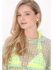IZIA Women Sweater in aqua multicolor