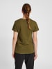 Hummel T-Shirt Hmlred Damen in DARK OLIVE