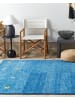Beliani Kurzflor CALTI in Blau/Gelb/Grau - (W) 160 x (L) 230 cm