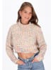 myMo Sweater in white multicolor