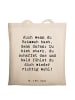 Mr. & Mrs. Panda Tote Bag Spruch Heimweh überwinden mit Spruch in Creme