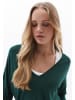 OXXO V-Ausschnitt-Pullover DARK GREEN