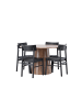 ebuy24 Schwarz 120 x 120 cm