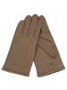 Strellson Handschuhe Leder in taupe