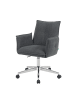 DUBI Möbel 2er-Set: Bürostuhl Mika-Cleo in Anthrazit - (B)60 x (H)86 x  (T)63 cm