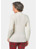 GOLDNER Strickpullover in cremeweiß