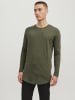 Jack & Jones Langarm-T-Shirt in Forest Night