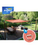 Gartenia sunprotect Sonnensegel Hydro, 3,5 x 4,5 m, Rechteck, wasserabweisend, rostrot in Rostrot