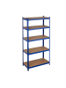 relaxdays 2x Schwerlastregal in Blau - (B)90 x (H)180 x (T)45 cm