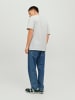 Jack & Jones 2-er Set Logo T-Shirt Kurzarm Basic Shirt JJELOGO in Weiß-2