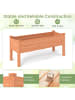 COSTWAY Hochbeet 120cm in Orange