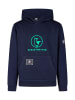 SCHIETWETTER SCHIETWETTER Hoodie Logoprint Toni in navy-neongreen