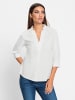 Heine Baumwollbluse in weiß