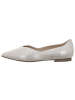 Caprice Klassische Ballerina in silber