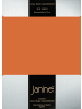Janine Spannbetttuch Elastic Jersey in rost-orange