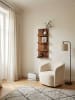 KADIMA DESIGN Wandregal 30x80x10 cm Massivholz Hängeregal Modern