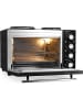 Emerio MO-125236.4 Mini-Backofen mit eingebauter Doppel-Kochplatte 32 Liter