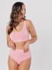 Erlich Textil  Baumwoll Bustier Vera in rose