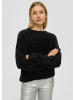 s.Oliver Strickpullover langarm in Schwarz-silber