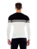 Cipo & Baxx Pullover in Ecru-Black