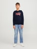 JACK & JONES Junior Kapuzen-Sweatshirt in navy blazer