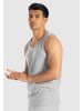 SMILODOX Tank Top Arian in Grau Melange