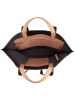 DuDu Madeleine Shopper Tasche Leder 40 cm schwarz