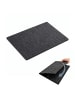 relaxdays Puzzlebrett in Grau - (B)80 x (T)58 cm