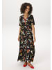 Aniston CASUAL Sommerkleid in schwarz-rotgrün-gelb-rosa-blau-orange-weiß