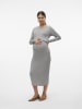 mama licious Kleid in Light Grey Melange