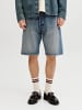 Jack & Jones Baggy Fit Shorts in Blue Denim
