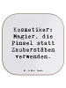 Mr. & Mrs. Panda Getränkeuntersetzer Spruch Kosmetiker Magie mit... in Weiß