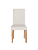 home24 Polsterstuhl Jeanne (2er-Set) in Creme