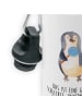 Mr. & Mrs. Panda Kindertrinkflasche Pinguin Lolli mit Spruch in Weiß