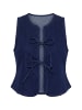 Angel of Style Weste in dark blue denim