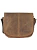Greenburry Vintage Umhängetasche Leder 28 cm braun