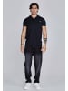 SikSilk Polo Revere Polo in Black