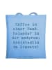Mr. & Mrs. Panda Shopping Bag Spruch Assistentin im Einsatz mit ... in Sky Blue